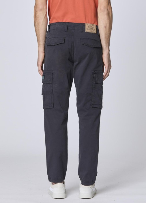 брюки мужские cargo  из хлопка спереди