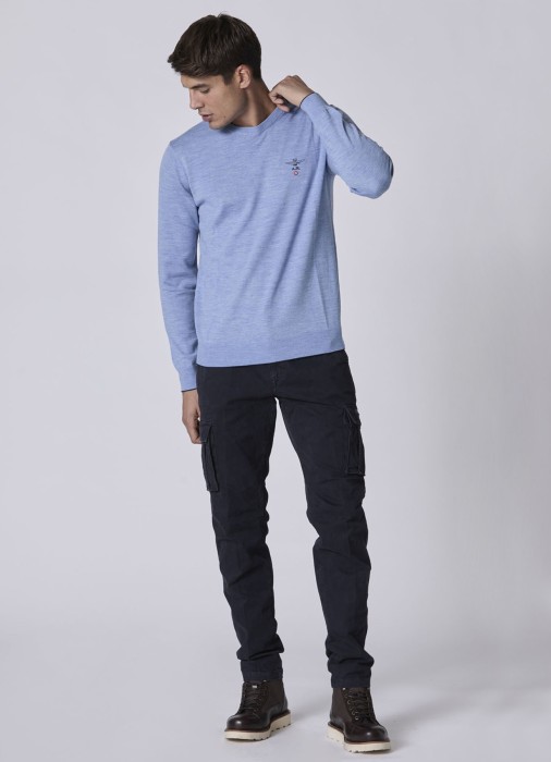 брюки мужские cargo  от бренда aeronautica militare вид слева