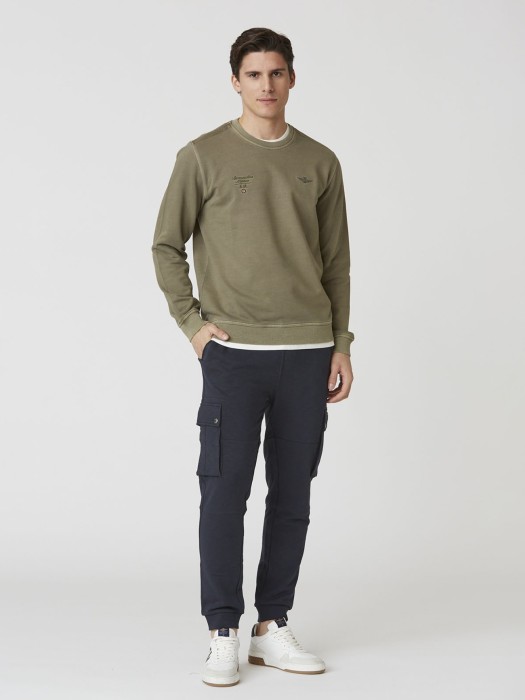 брюки мужские leader 1  от бренда aeronautica militare вид слева