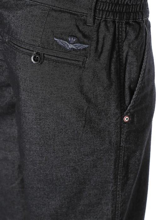 брюки мужские  из хлопка спереди