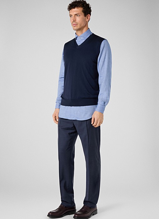 брюки мужские  от бренда pal zileri вид слева