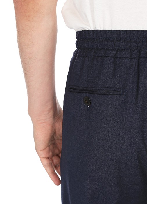 брюки мужские  из шерсти спереди