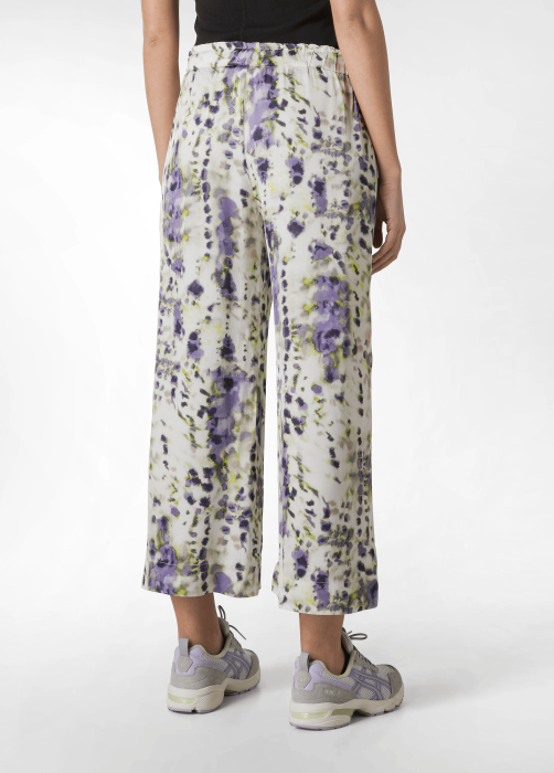 брюки женские allover satin crop pants  по цене 14320 руб вид справа