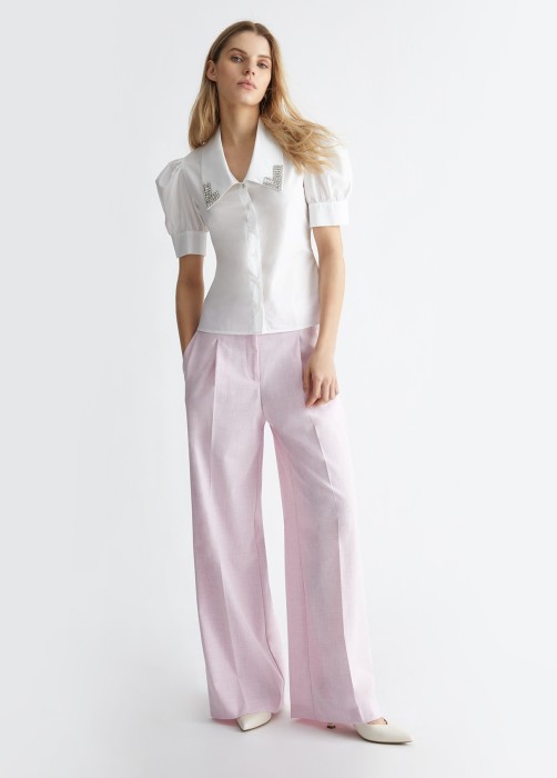 брюки женские chino twill  от бренда liu jo вид слева