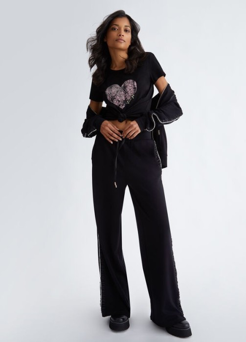 брюки женские  ecs pant. jersey  из италии вид сбоку