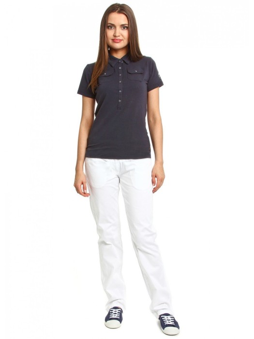 брюки женские хлопковые  lady long pant twill stretch campagnolo от бренда cmp вид слева