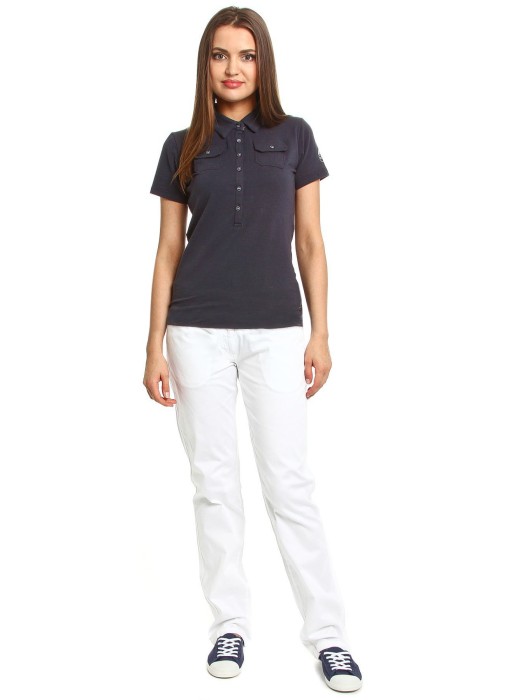 брюки женские хлопковые  lady long pant twill stretch  от бренда cmp (campagnolo) вид слева