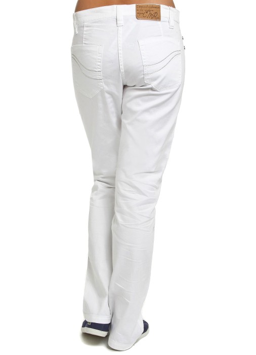 брюки женские хлопковые  lady long pant twill stretch  из австрии вид сбоку