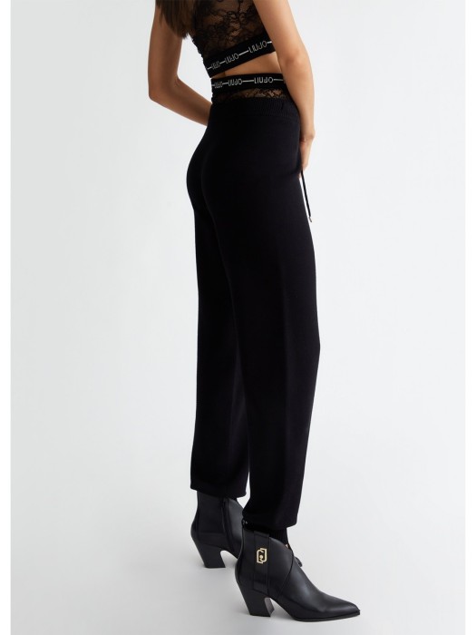 брюки женские lace  универсального стиля с лицевой стороны