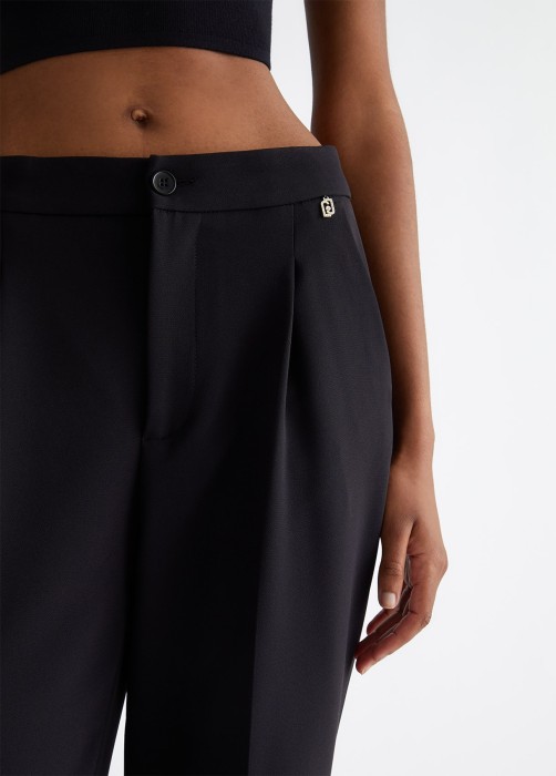 брюки женские pant crepe  из италии вид сбоку