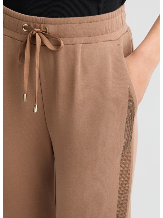 брюки женские pant felpa lungo  из италии вид сбоку