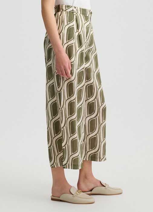 брюки женские pant. ts nav lungo  из италии вид сбоку