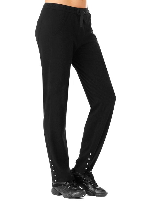 брюки женские свободные pants   из хлопка спереди