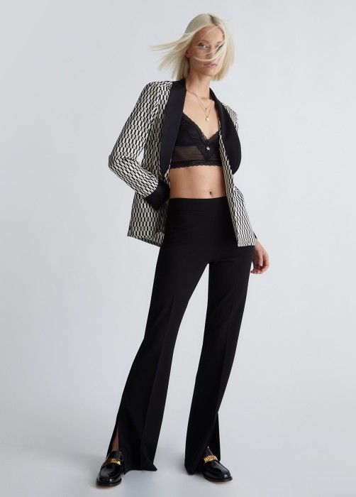 брюки женские ts tpotf lungo  из италии вид сбоку