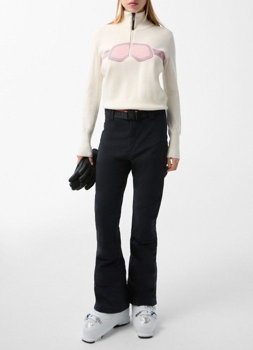 брюки женские zula  из полиамида спереди