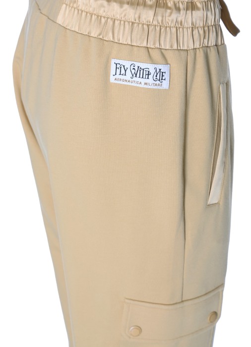 брюки женские  из хлопка спереди