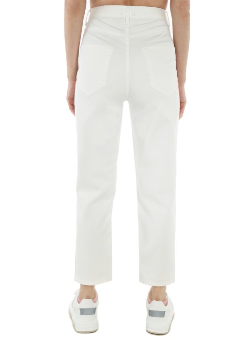 брюки женские   из хлопка спереди