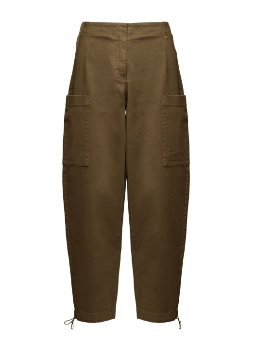 брюки женские  из хлопка спереди