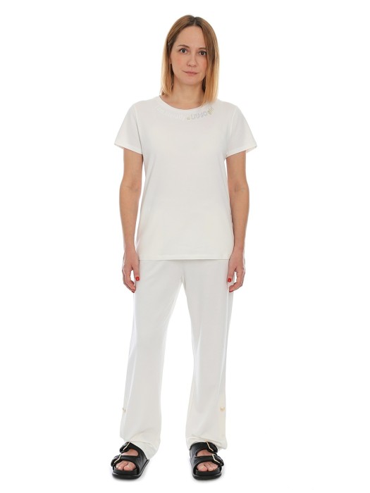 брюки женские  повседневного стиля с лицевой стороны