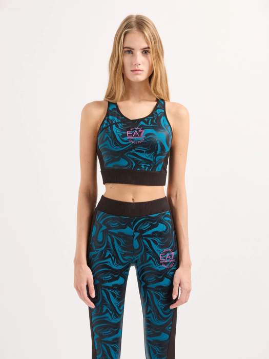 бюстгалтер бра женский  от бренда ea7 emporio armani вид слева