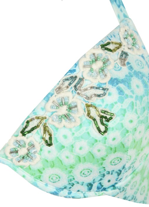 бюстгальтер для купания push-up bra   с эффектом пуш-ап от бренда blugirl вид слева