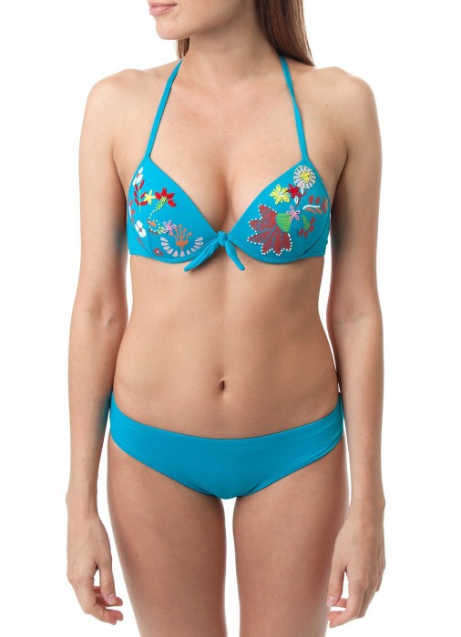 бюстгальтер для купания женский push-up bra  из италии вид сбоку