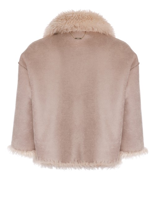 двухсторонняя куртка-дубленка женская  по цене 46080 руб вид справа