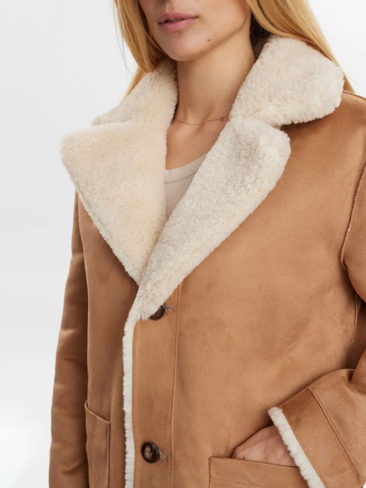 двустороннее пальто женское elliot  из америки вид сбоку