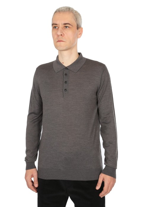 джемпер-поло мужской  от бренда pal zileri вид слева