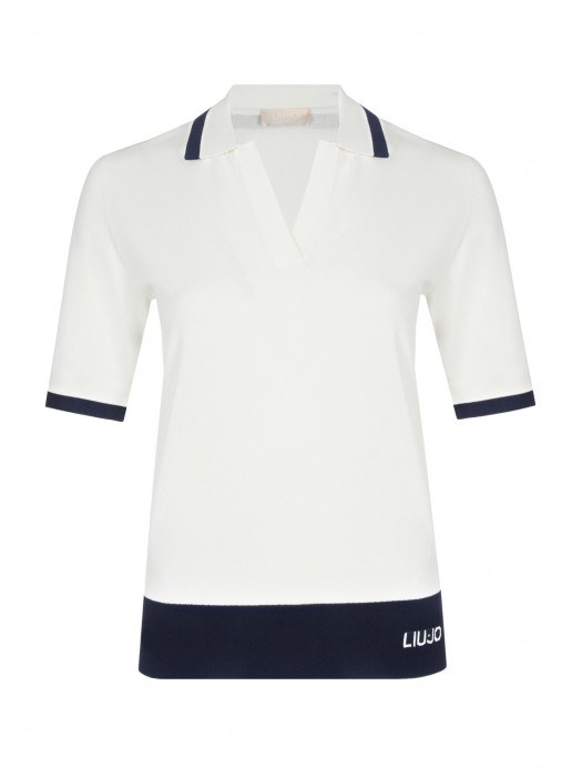 джемпер поло женский ecs maglia chiusa  TA5093MS022 фотография