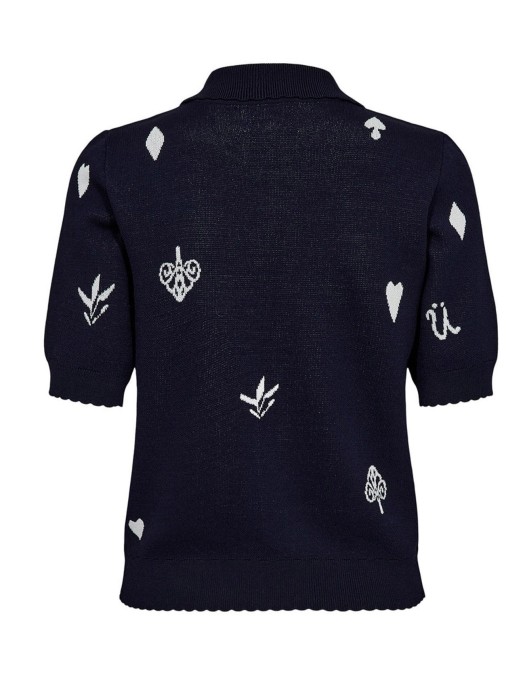 джемпер-поло женский malitta  от бренда numph вид слева