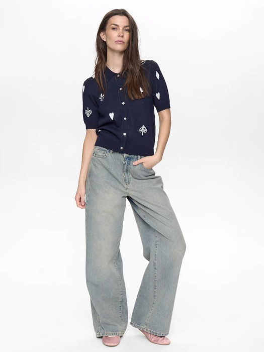 джемпер-поло женский malitta  из америки вид сбоку