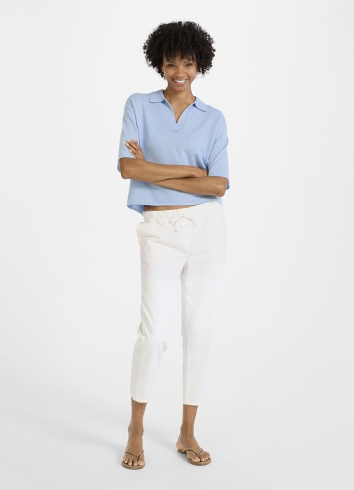 джемпер-поло женское rea  от бренда juvia вид слева