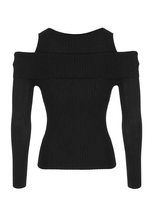 джемпер женский abitata y black от бренда pennyblack вид слева