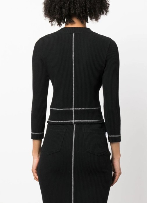 джемпер женский  jeans от бренда mo5ch1no jeans вид слева