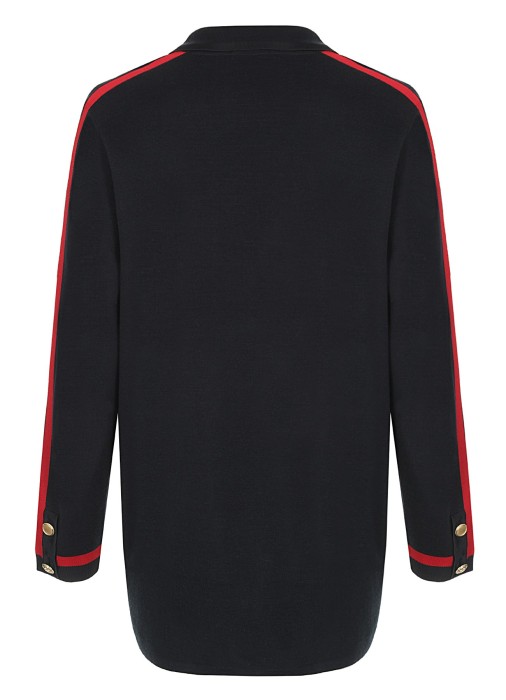 джемпер женский  кэжуал стиля с лицевой стороны