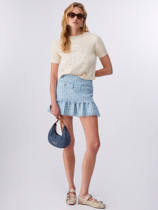 джемпер женский  из хлопка спереди