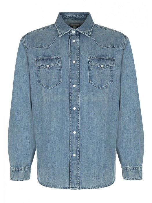 джинсовая рубашка мужская denim shirt  CFWOSI0099MRUT3347 фотография