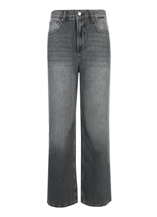 джинсы клеш женские  из хлопка спереди