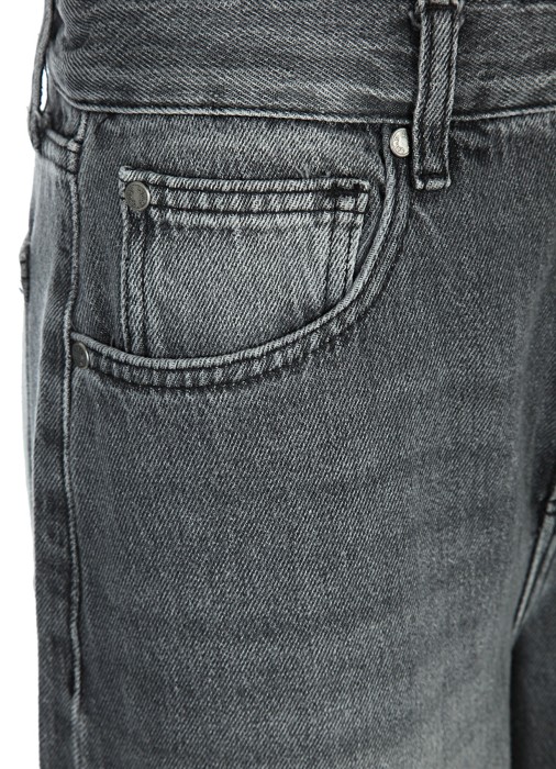 джинсы клеш женские  винтажного стиля с лицевой стороны