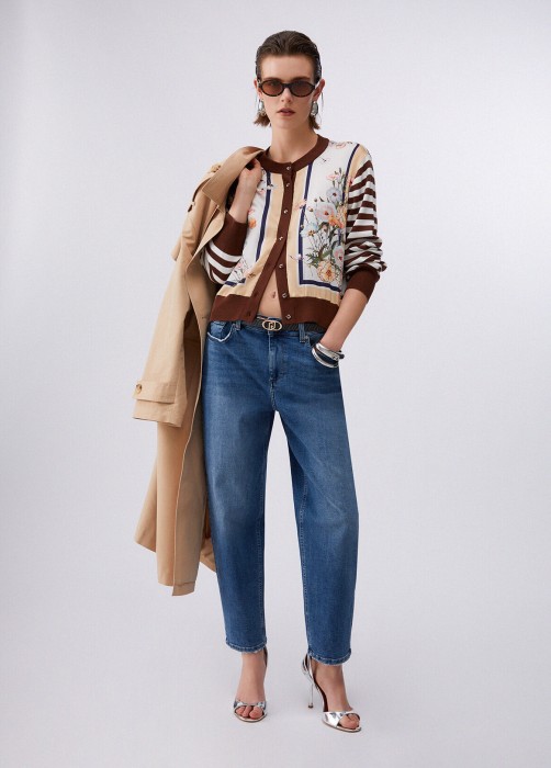 джинсы женские бойфренды  от бренда liu jo вид слева