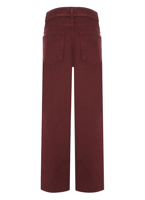 Товар бордового цвета с внутренней стороны