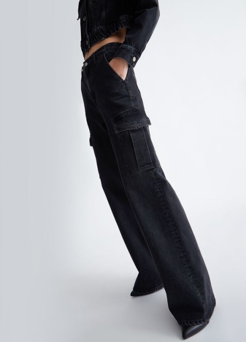 джинсы женские  esc pant.cargo h.w.  от бренда liu jo вид слева