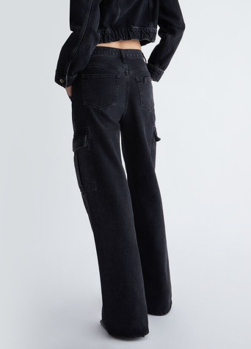 джинсы женские  esc pant.cargo h.w.  из италии вид сбоку