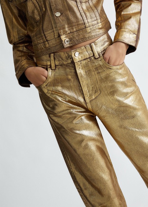 джинсы женские gold denim  из италии вид сбоку