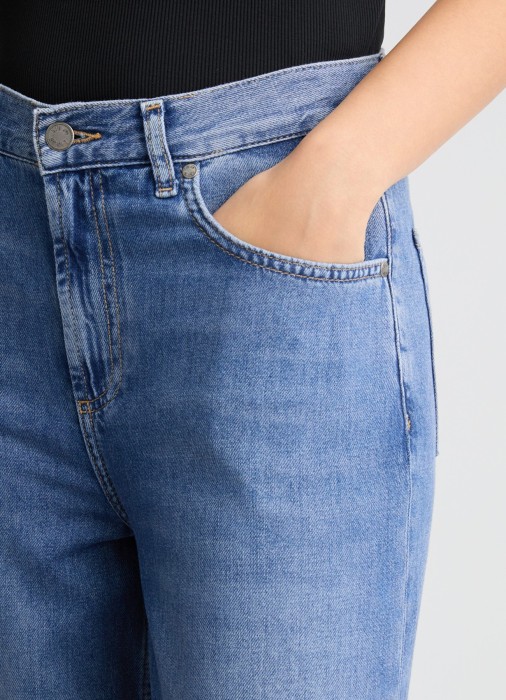 джинсы женские pant bone wide  из италии вид сбоку