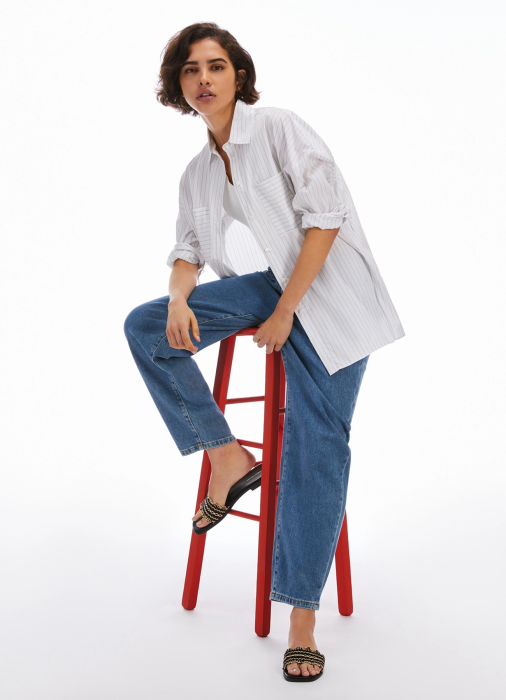 джинсы женские pbmom y black из италии вид сбоку