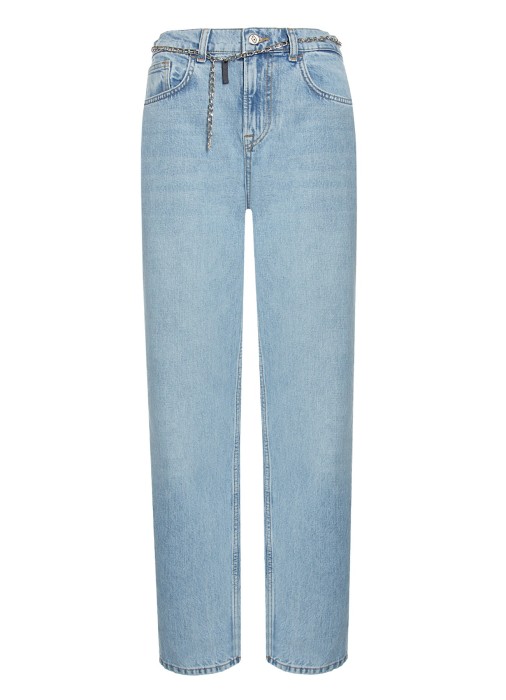 джинсы женские с поясом-цепочкой  UA5186D4854 фотография