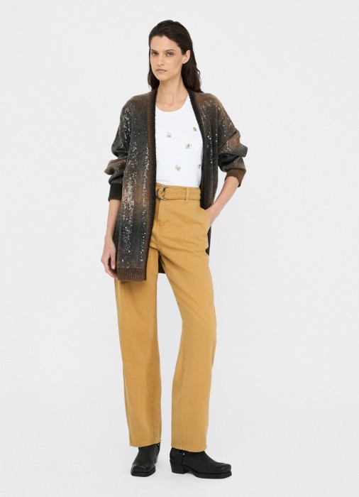 джинсы женские sabbia  из хлопка спереди