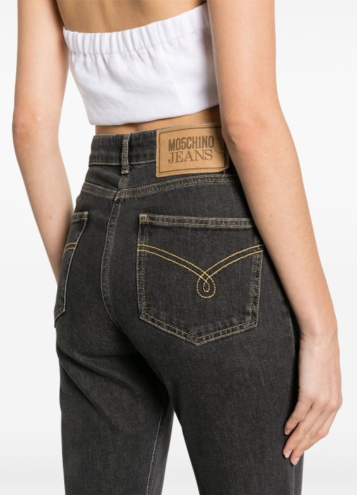 джинсы женские  от бренда mo5ch1no jeans вид слева